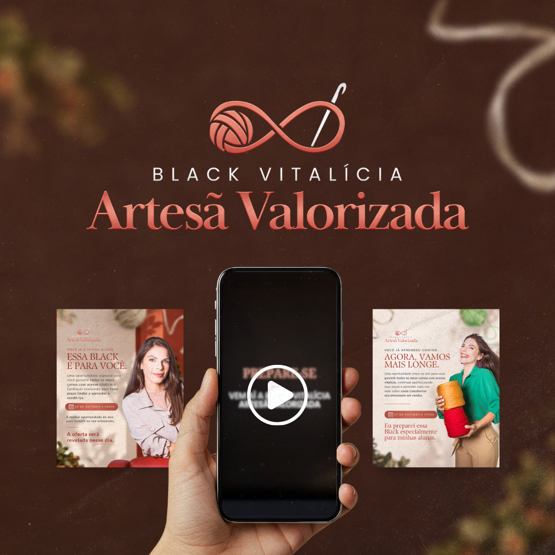 Logo e campanha de lançamento para Artesã Valorizada
